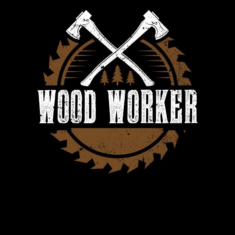 Holzarbeiter Holzhauer Holzarbeit Holzbearbeiter