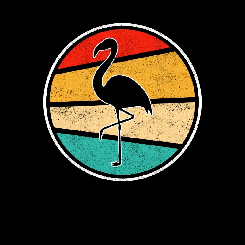 Flamant Rose Rétro