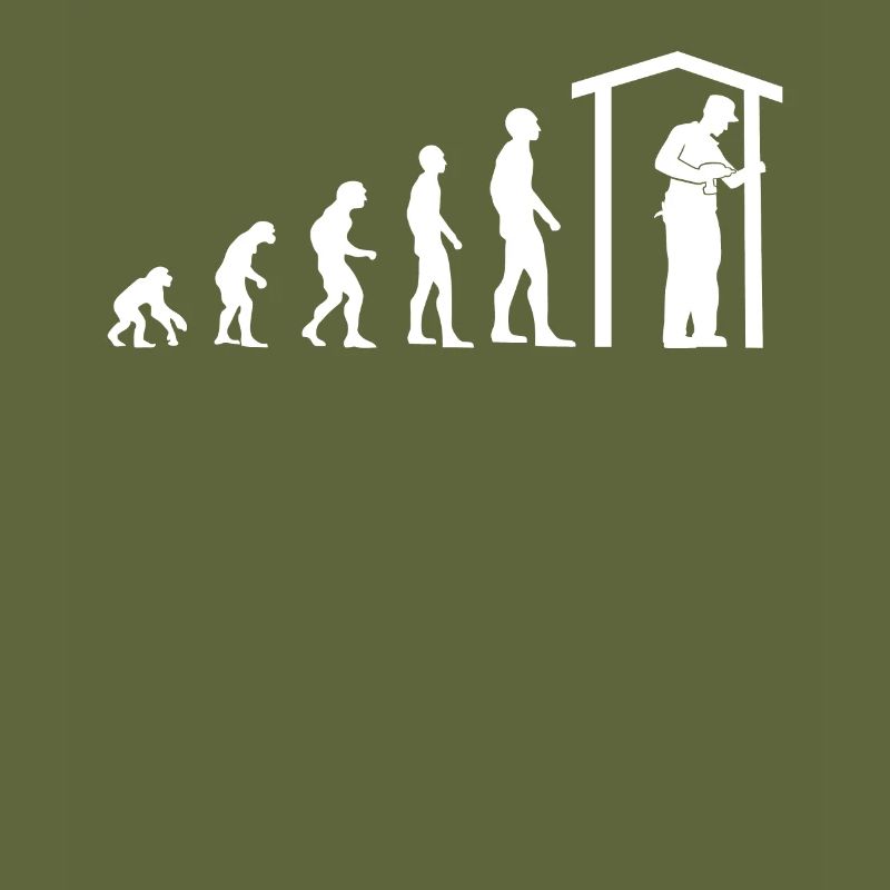 Zimmermann Beruf Evolution Zimmerer Geschenk