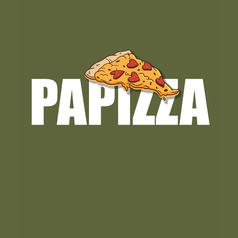 Vatertag Tshirt Pizza Papa Daddy Dad Papi Vati