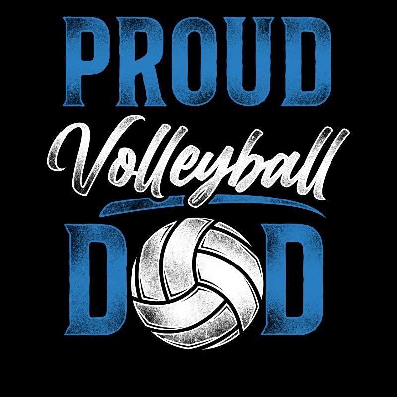 Volleyball Player Team Dad Father