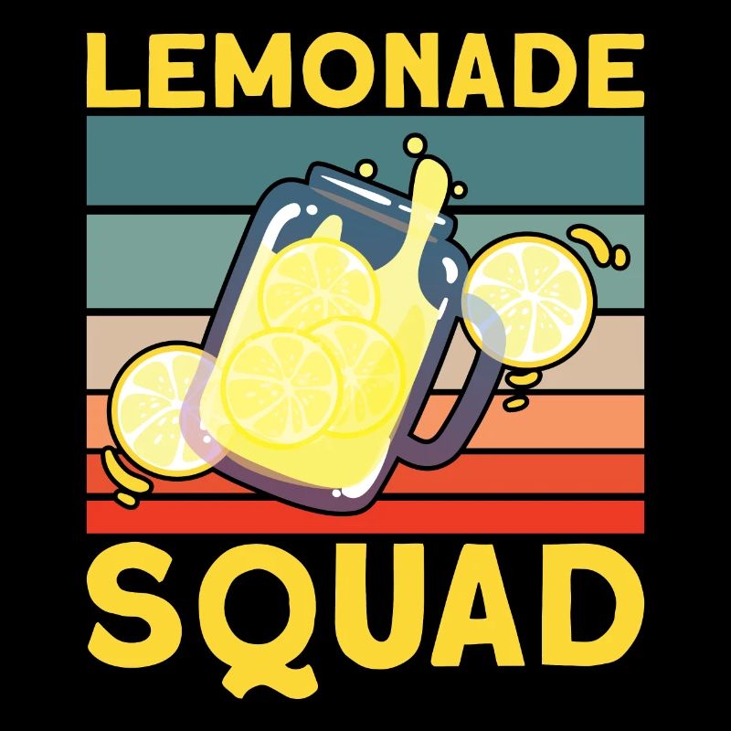 Lemonade Squad – Conception de cruche rétro