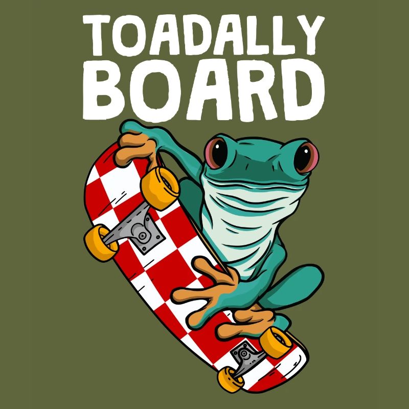 Frog Skateboarding Skateboard Toadally Board