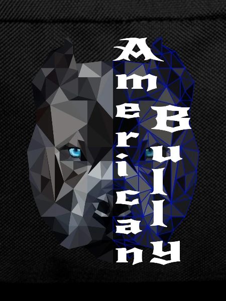 American Bully blue line Design
