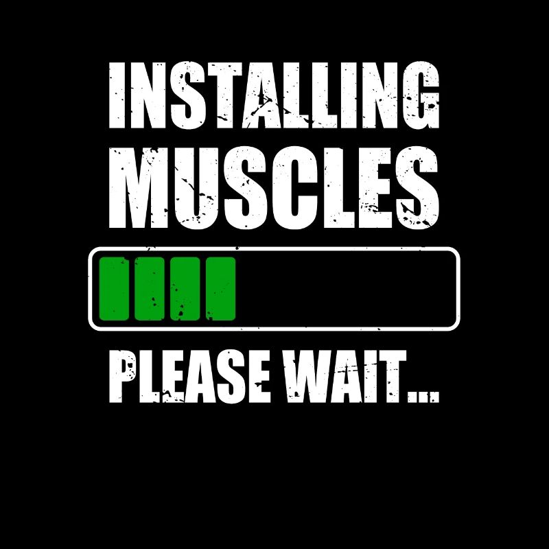 Installing Muscles Muskeln Installiert Gym Workout