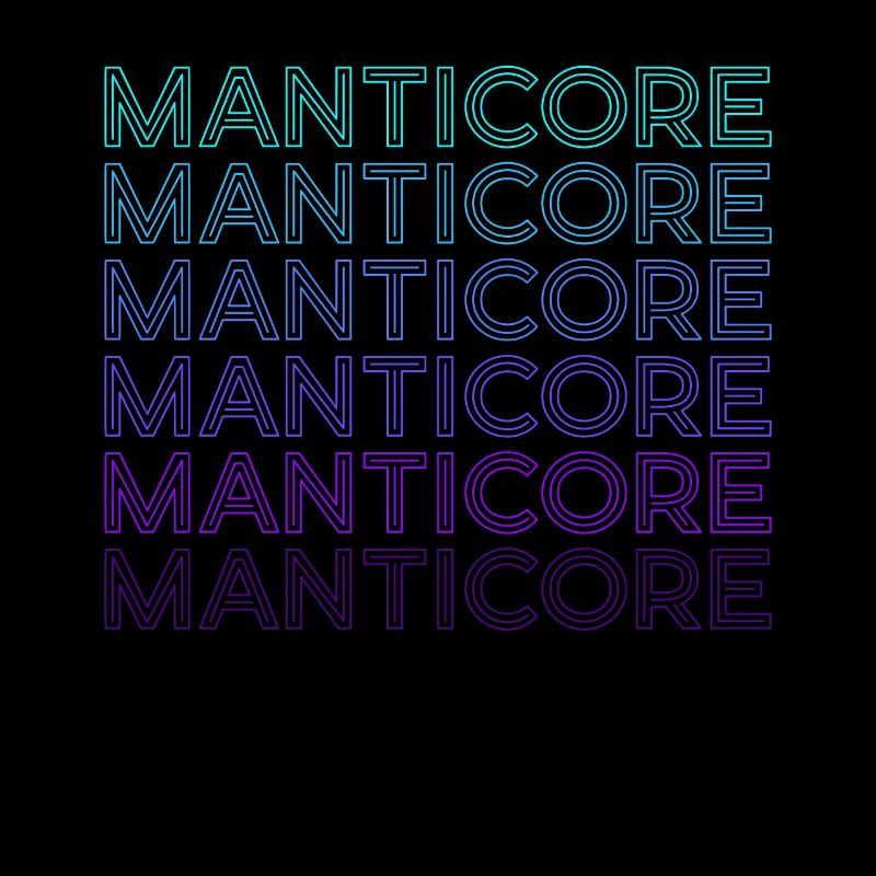 Mantikor Folklore persan Grec Rétro