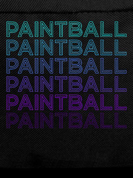Paintball Player Team Retro