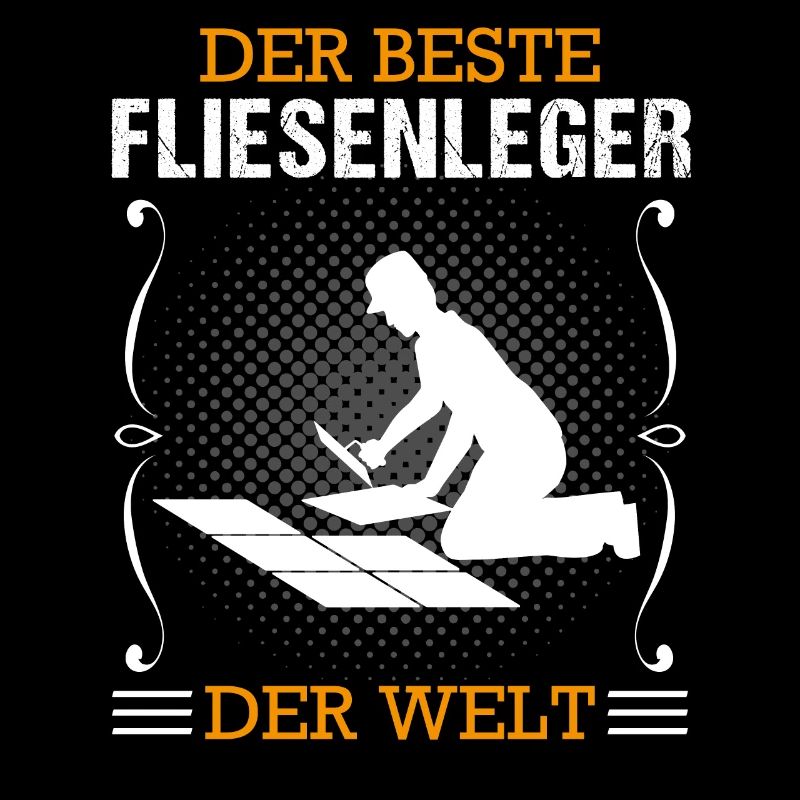 Fliesenleger Beruf Ausbildung Handwerker Geschenk