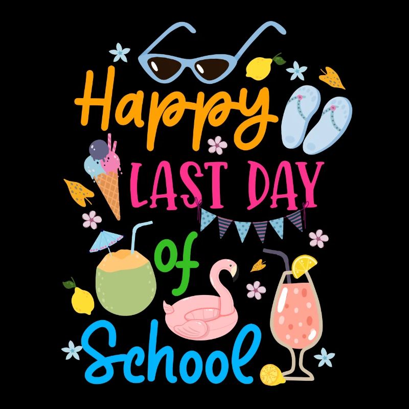 Joyeux dernier jour de vacances d’été scolaires