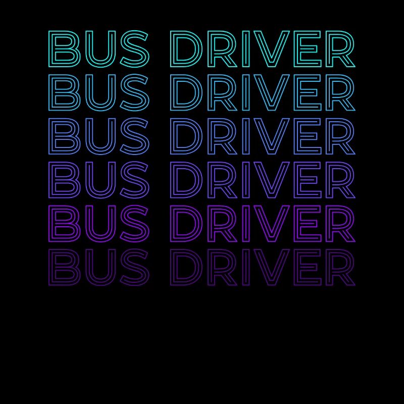 Busfahrer Busfahren Retro