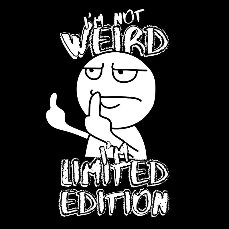 Cartoon Mittelfinger - Limited Edition - Spruch