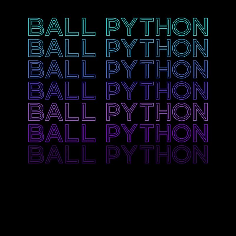 Ball Python Snake Retro