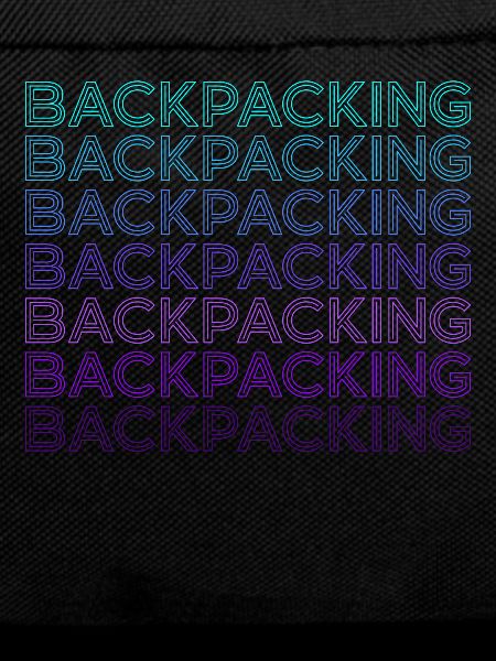 Backpacking Camping Hiking Retro