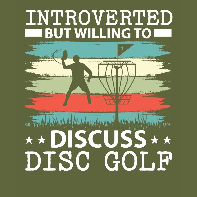Introverti mais prêt à disquer sur disc golf