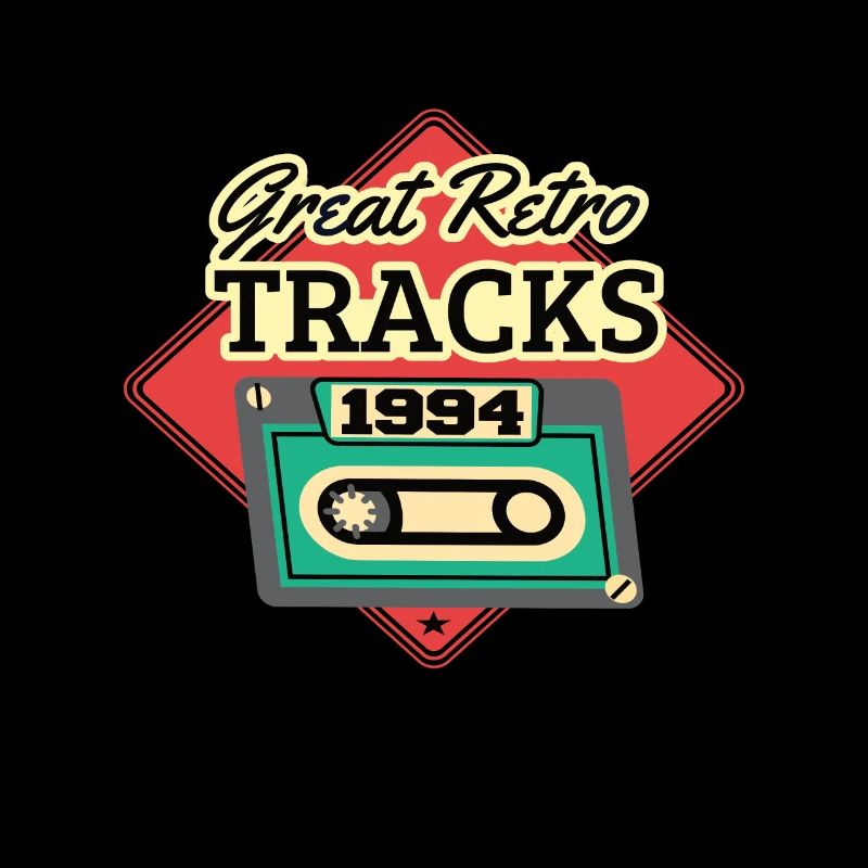 Grands titres rétro 1994 Cassette Vintage
