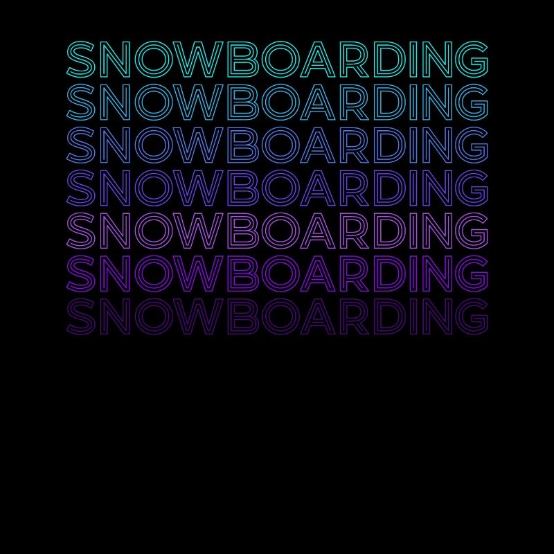 Snowboard Snowboard Snowboarder Rétro
