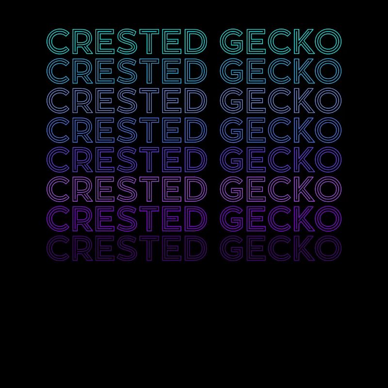 Crested Gecko Retro