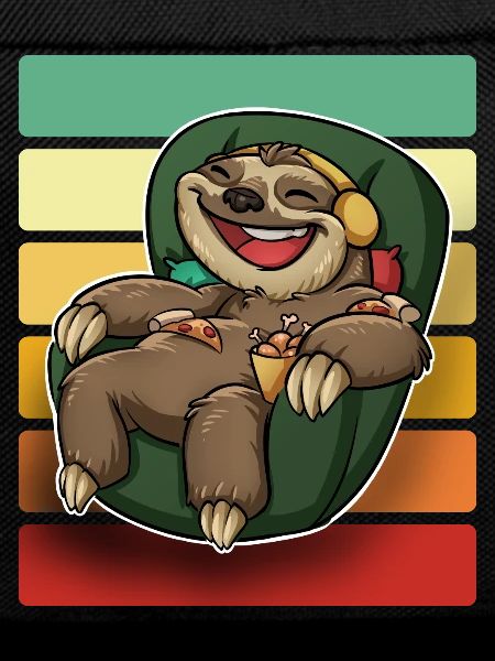 Sloth Armchair Pizza
