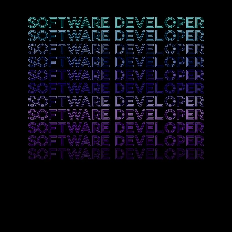 Software Developer Computer Programmer Retro
