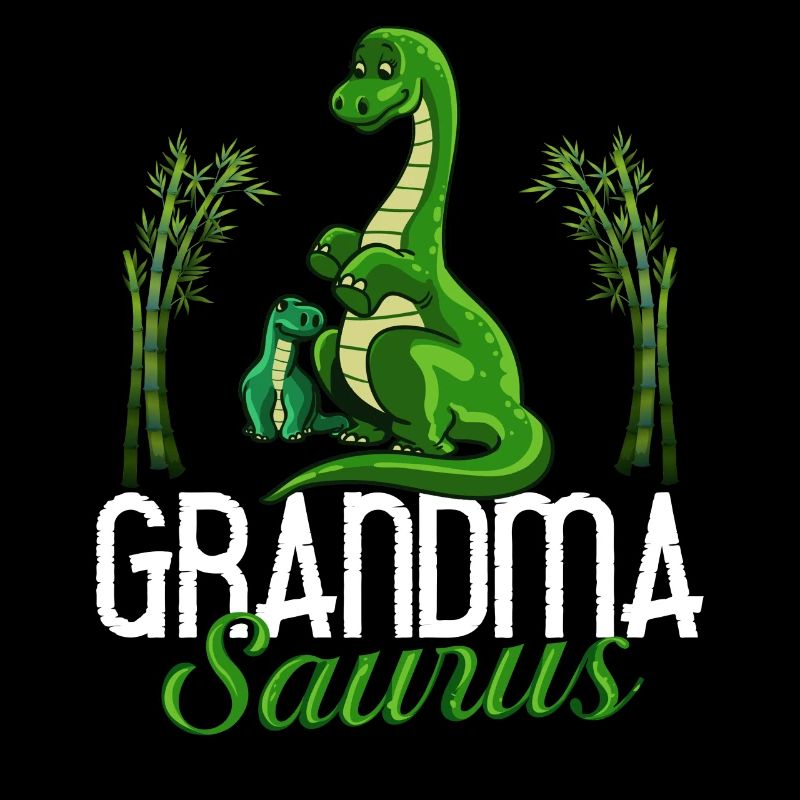 Dinosaurier Oma Saurus Omasaurus Großmutter