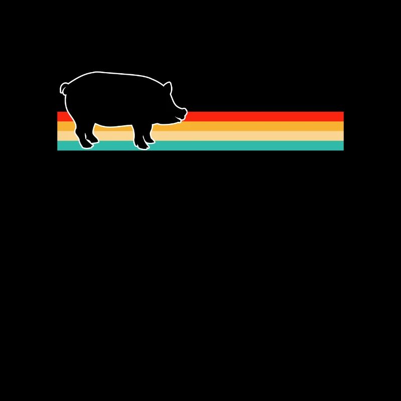 Schwein Retro