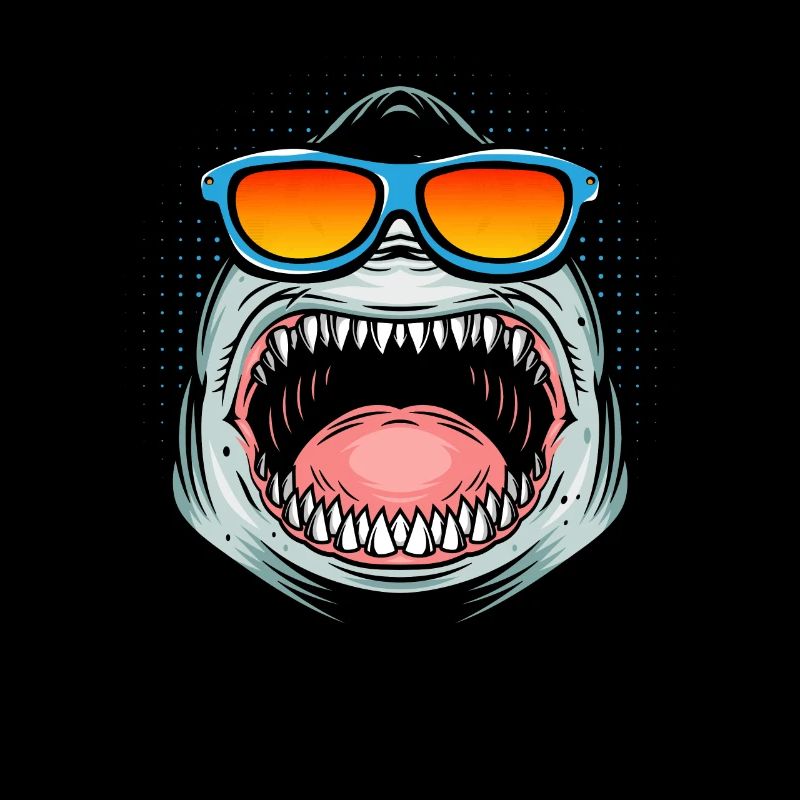 Grand requin blanc Requin Drôle de requin