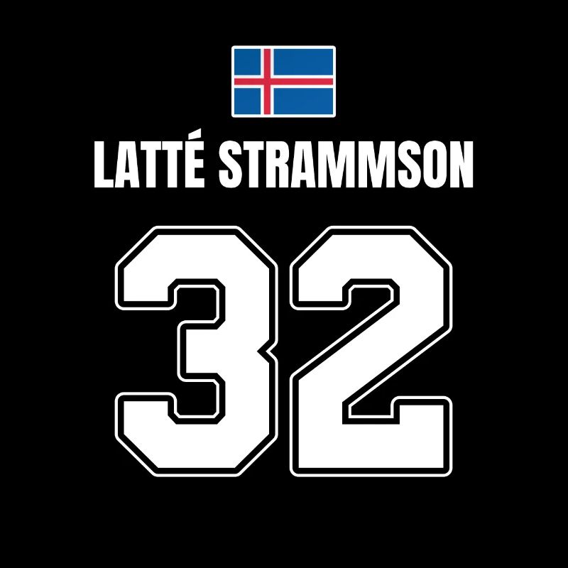 Fußball Island Sauf Trikot Latte Strammson 32