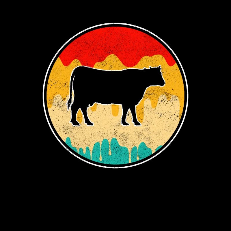 Bœuf de vache Retro