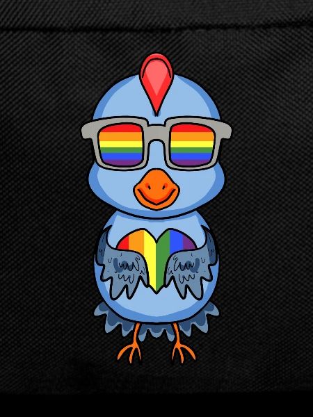 LGBT Animal Chicken Rainbow