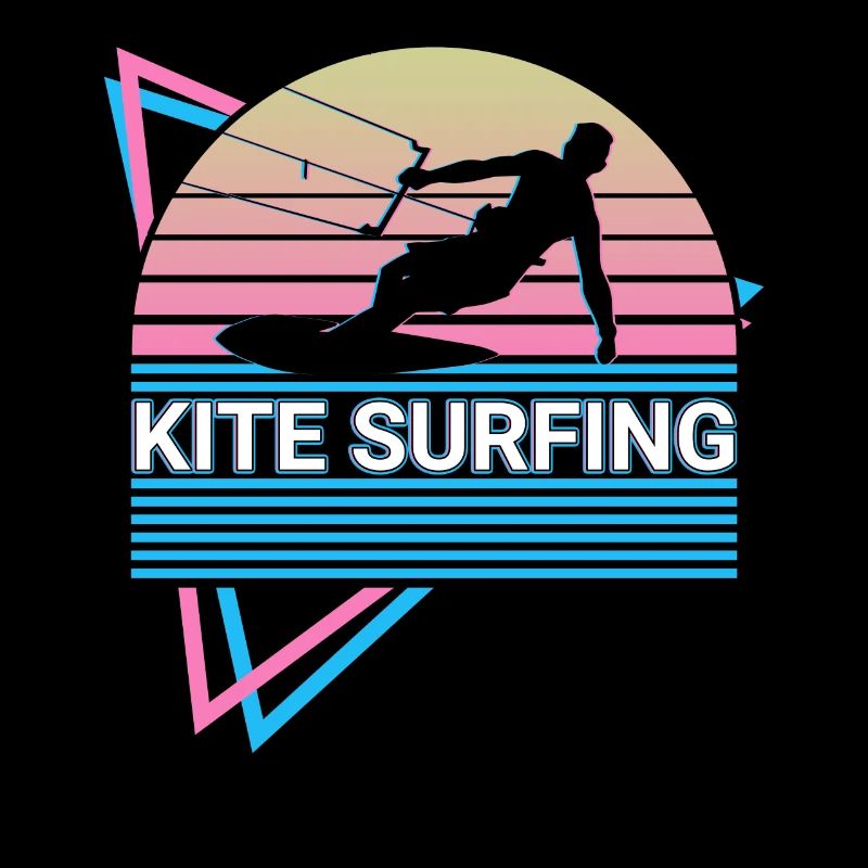 Kitesurf Kitesurfer Retro Gift
