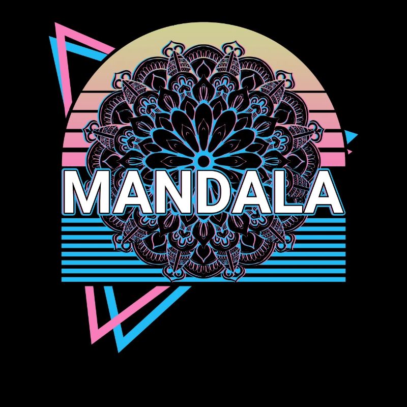 Mandala Sacred Geometry Prana Retro Gift
