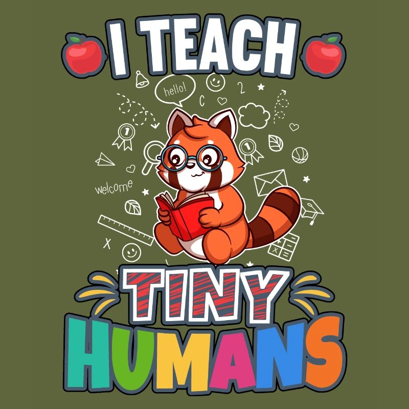 I Teach Tiny Humans Elementary School Teacher