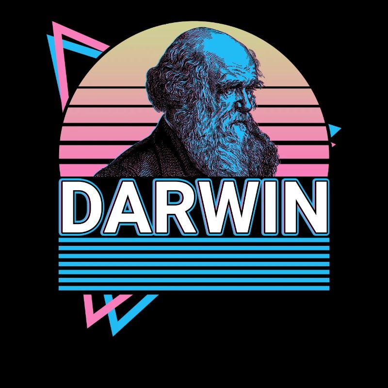 Charles Darwin Théorie de l’évolution Retro Gift