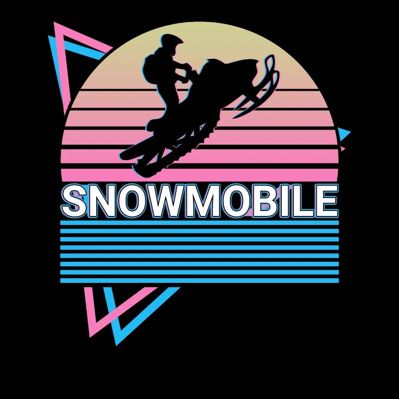 Snowmobile Retro Gift