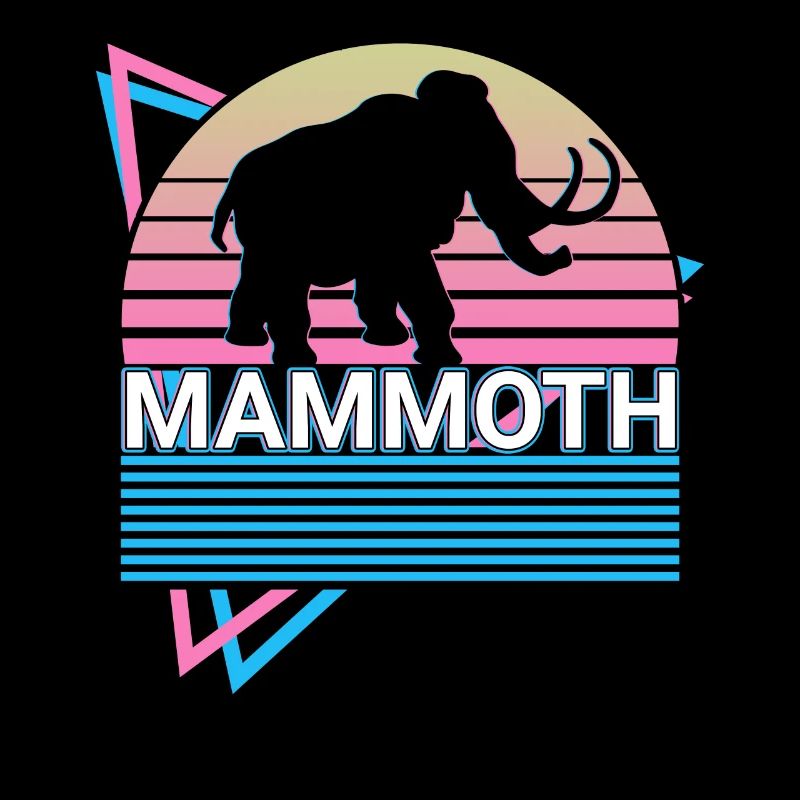 Mammut Elefant Retro Geschenk