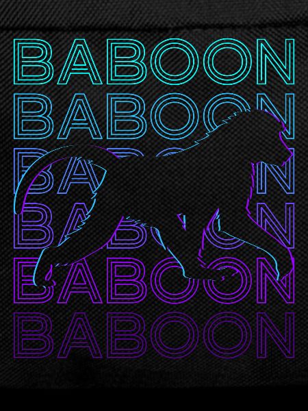 Baboon Retro Gift