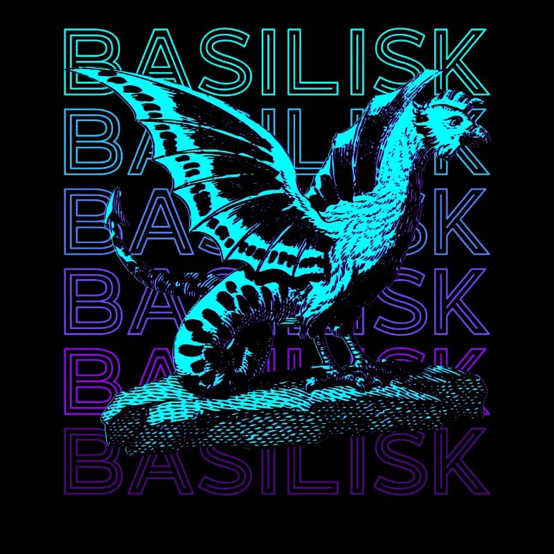 Basilisk Retro Geschenk