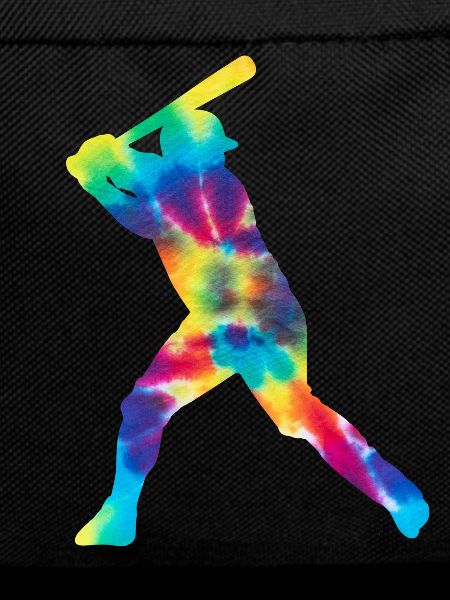 Baseball Fan Tie Dye Batter