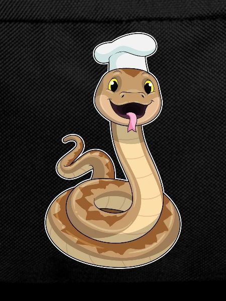 Snake Chef Chef Hat Cooking