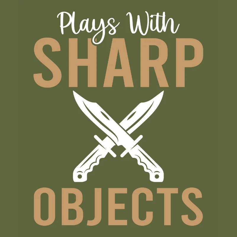 Plays With Sharp Objects - Knife Collector