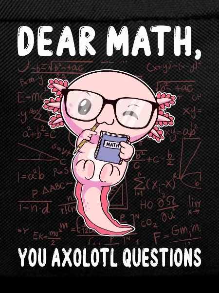 Funny Math Axolotl Math Gift