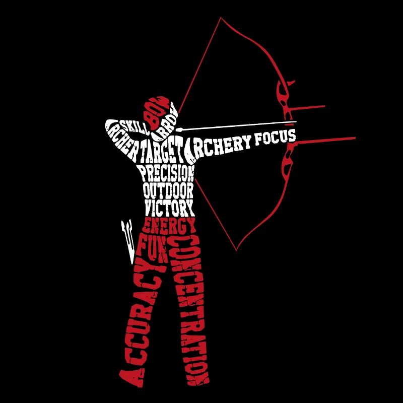 Archery Bow Archer Word Cloud