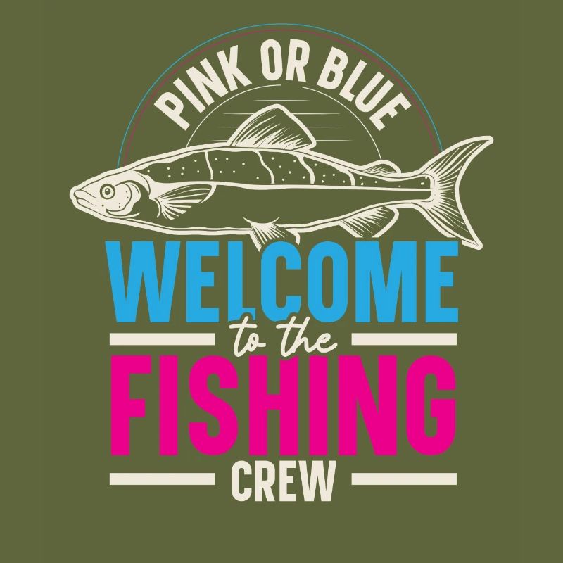 Rosa oder blau Willkommen bei der Fischer-Crew
