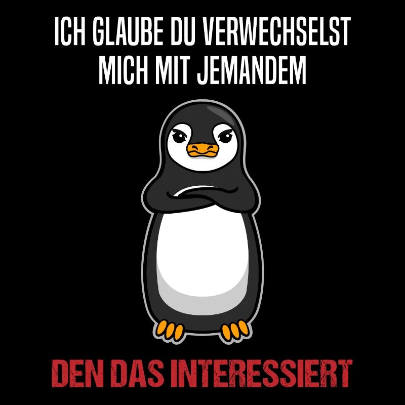 Pinguin Sarkastischer Spruch Lustiges Geschenk
