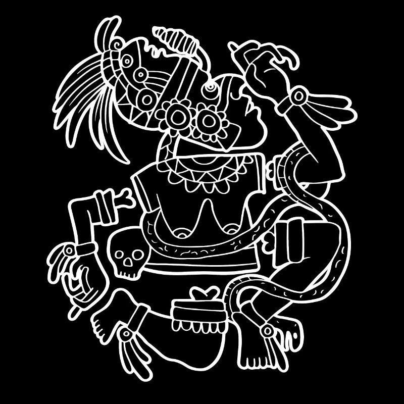 Coyolxauhqui Déesse aztèque Déesse de la Lune Maya Inca