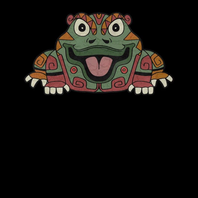 Aztec Frog Maya Inca Toltecs