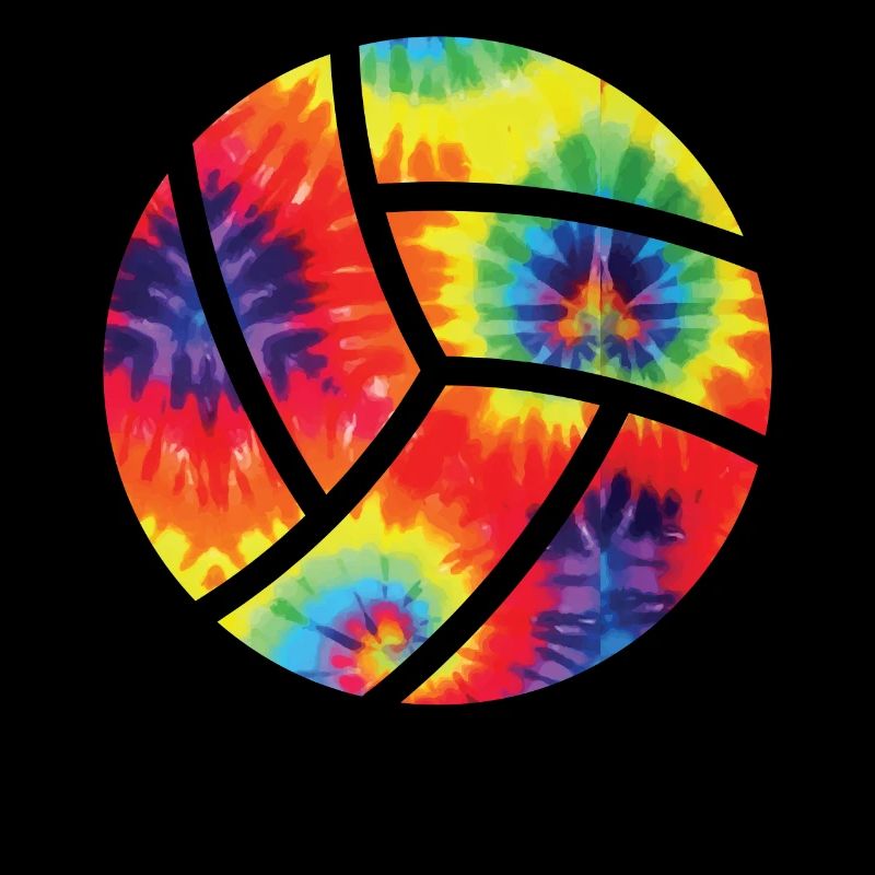 Volleyball Player Team Tie Dye
