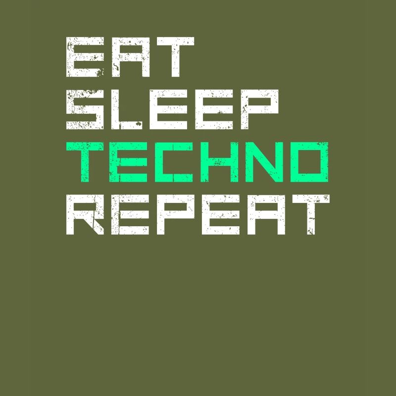 manger du sommeil techno répéter