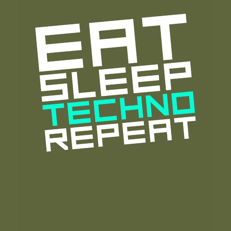 manger du sommeil techno répéter