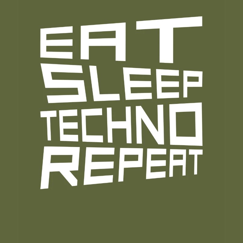 manger du sommeil techno répéter